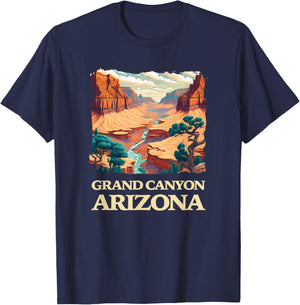 Grand Canyon National Park Arizona T-Shirt - T-Shirt | Navy