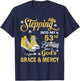 53 Year Old Birthday 53rd Birthday With God's Grace & Mercy T-Shirt - T-Shirt | Navy