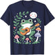 Frog Playing Ukulele T-Shirt - T-Shirt | Navy