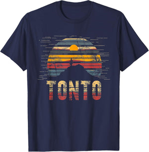 Tonto - US National Park Forest Vintage Men Women Kids Retro T-Shirt - T-Shirt | Navy