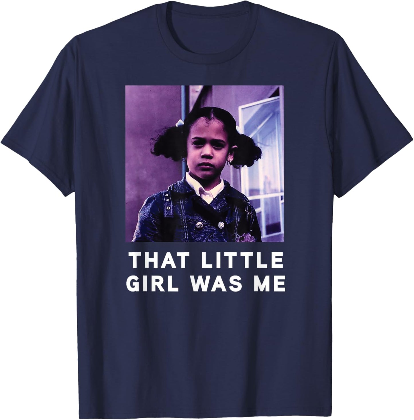 That Little Girl Was Me Kamala Harris - Biden Harris 2020 T-Shirt - T-Shirt | Navy