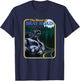 National Introvert Society Retro Wisconsin Dogman Cryptid - Black, Small T-Shirt - T-Shirt | Navy