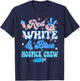 Groovy Red White Blue Hospice Crew Hospice Nurse 4th Of July T-Shirt - T-Shirt | Navy