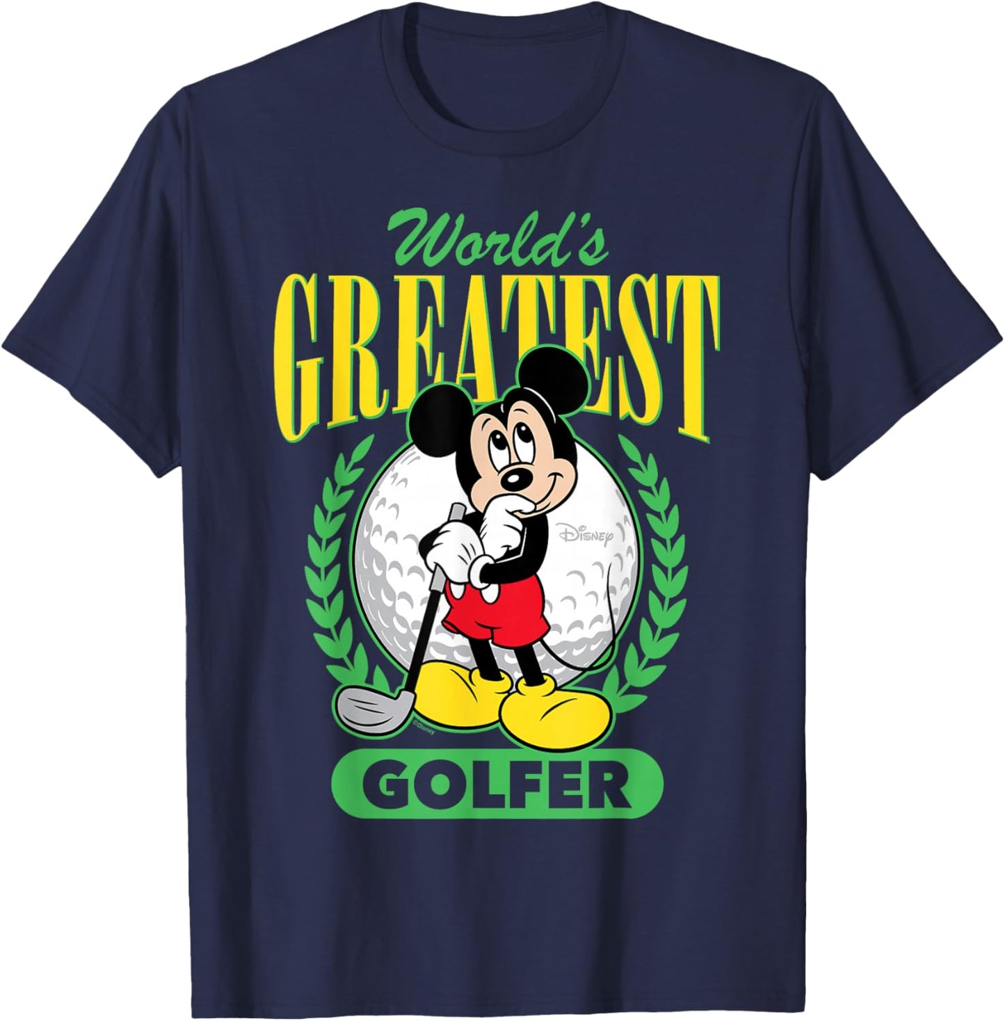 Mickey Mouse - World's Greatest Golfer T-Shirt - T-Shirt | Navy