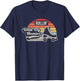 NICE 'N COOL Retro Vintage Rollin With My Homies Roller Skating , Small, Black T-Shirt - T-Shirt | Navy