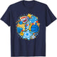 NBA Oklahoma City Thunder Psychedelic Basketball Collage T-Shirt - T-Shirt | Navy