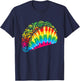 Taco Tie Dye Design , Hispanic Heritage Month Cinco De Mayo T-Shirt - T-Shirt | Navy