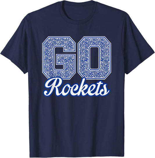 Craig County Rockets GO! School Pride T-Shirt - T-Shirt | Navy