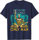 Objectivist Atheist Libertarian No Gods or Kings Only Man T-Shirt - T-Shirt | Navy