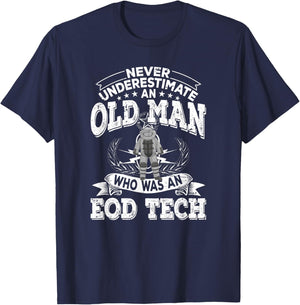 Funny Bomb Disposal Expert Retired EOD Tech T-Shirt - T-Shirt | Navy