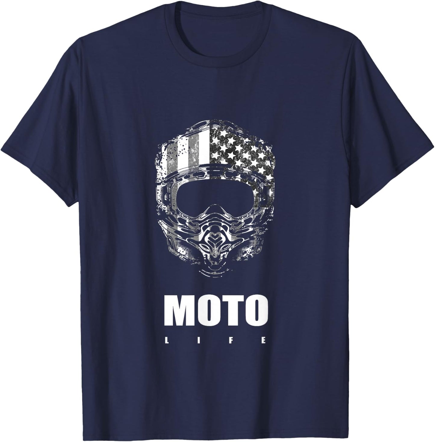 Dirt Bike Motocross Apparel - Motocross Dirt Bike T-Shirt - T-Shirt | Navy
