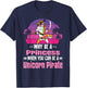 Unicorn Why Be A Princess When You Can Be A Unicorn Pirate T-Shirt - T-Shirt | Navy