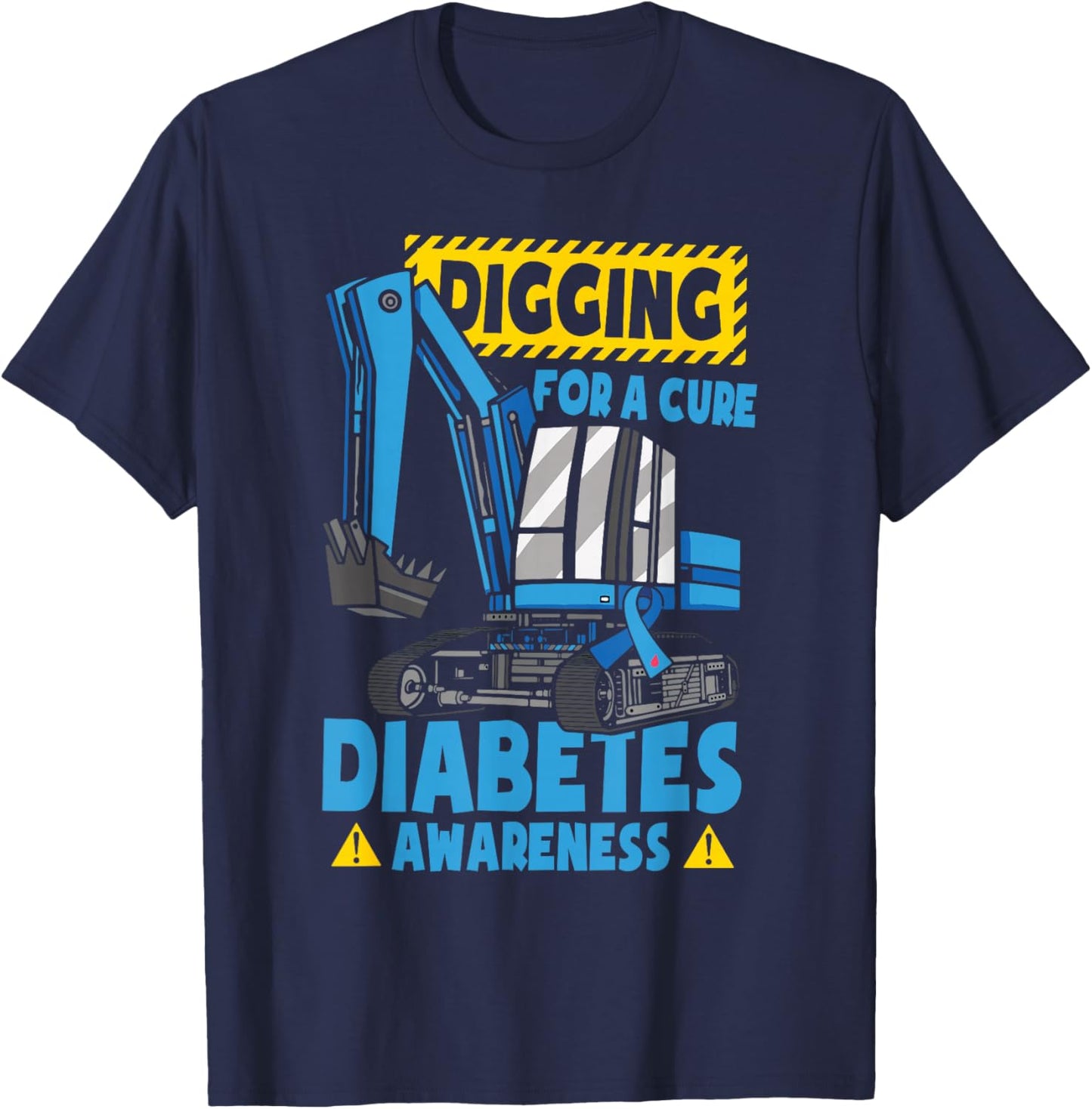 T1d Toddler Diabetes Awareness Diabetic T-Shirt - T-Shirt | Navy