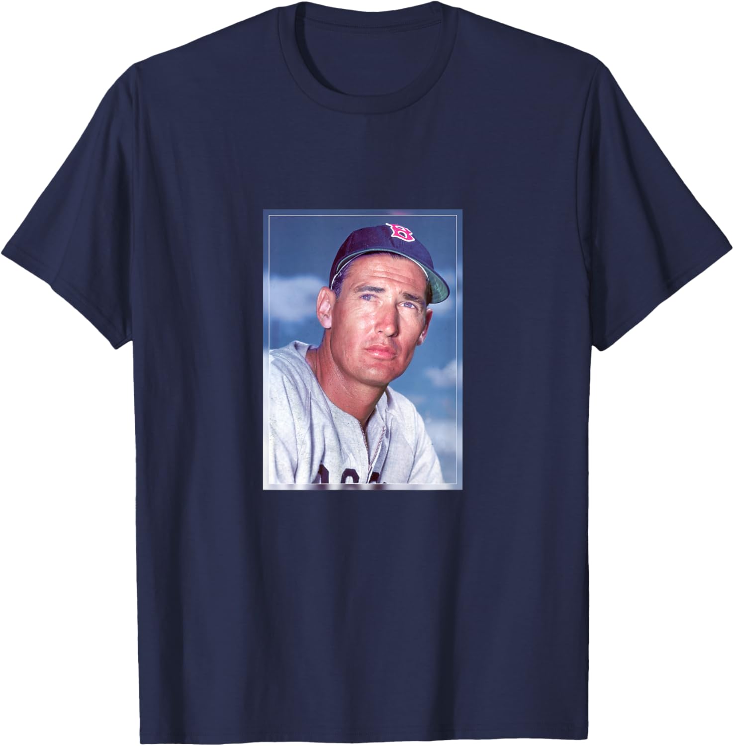 Ted Williams_Baseball_020 T-Shirt - T-Shirt | Navy