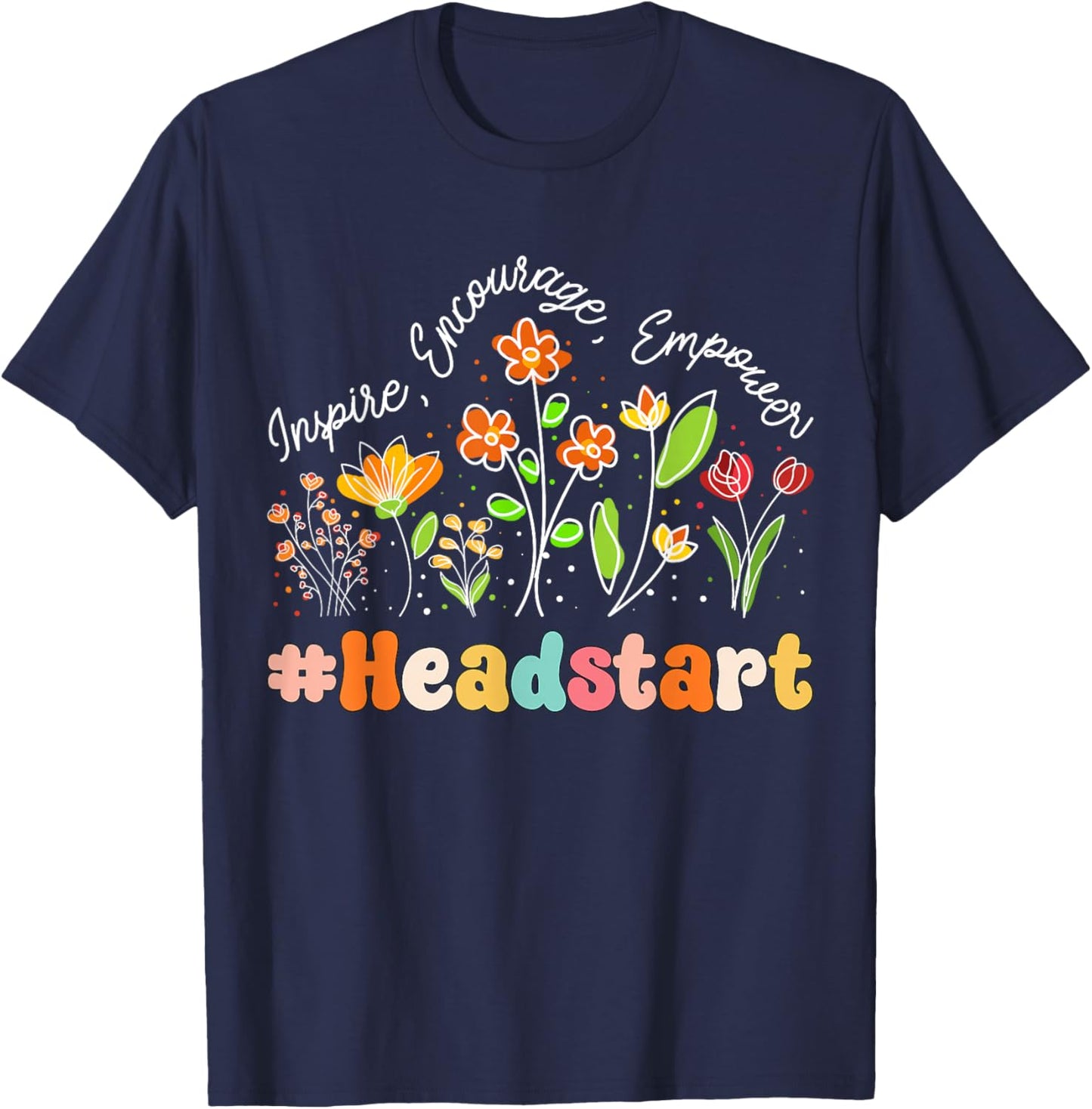Headstart Appreciation Week Teacher Back to School T-Shirt - T-Shirt | Navy