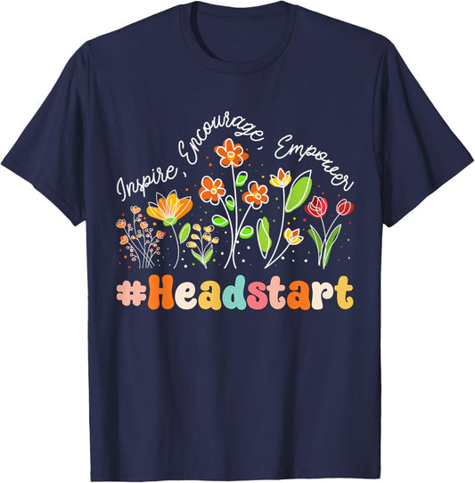 Headstart Appreciation Week Teacher Back to School T-Shirt - T-Shirt | Navy