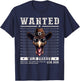 Wanted Turkey Hunting Funny Thanksgiving Men's Women's T-Shirt - T-Shirt | Navy