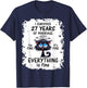 I Survived 27 Years Of Marriage T-Shirt - T-Shirt | Navy