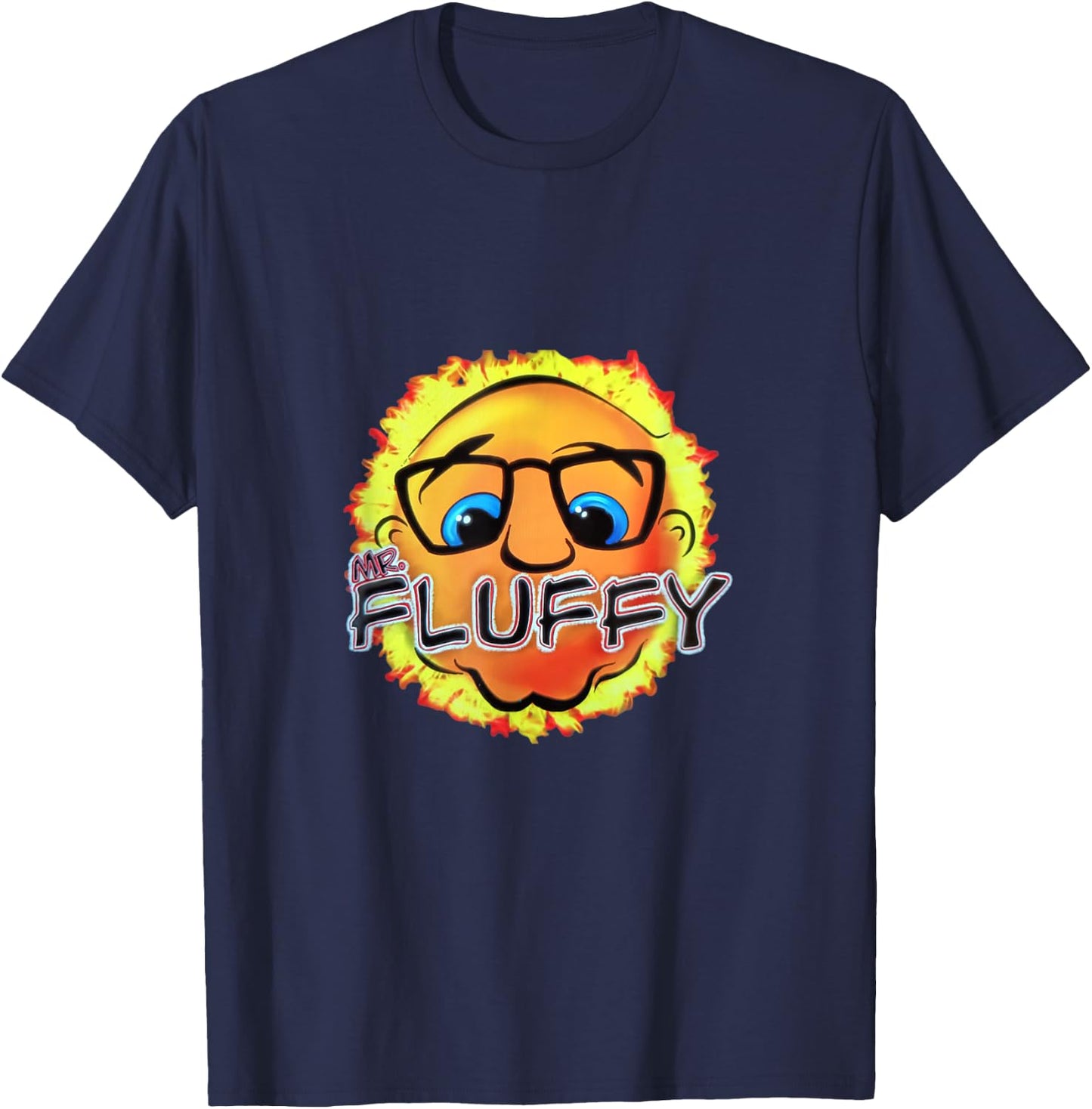 Mr Fluffy head T-Shirt - T-Shirt | Navy