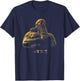 King Ashurbanipal Mesopotamian Assyrian Culture T-Shirt - T-Shirt | Navy