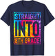 8th Grade Shirt First Day of School Back To Boys Girls Dye T-Shirt - T-Shirt | Navy