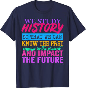 Social Studies History Teacher and Back to School T-Shirt - T-Shirt | Navy