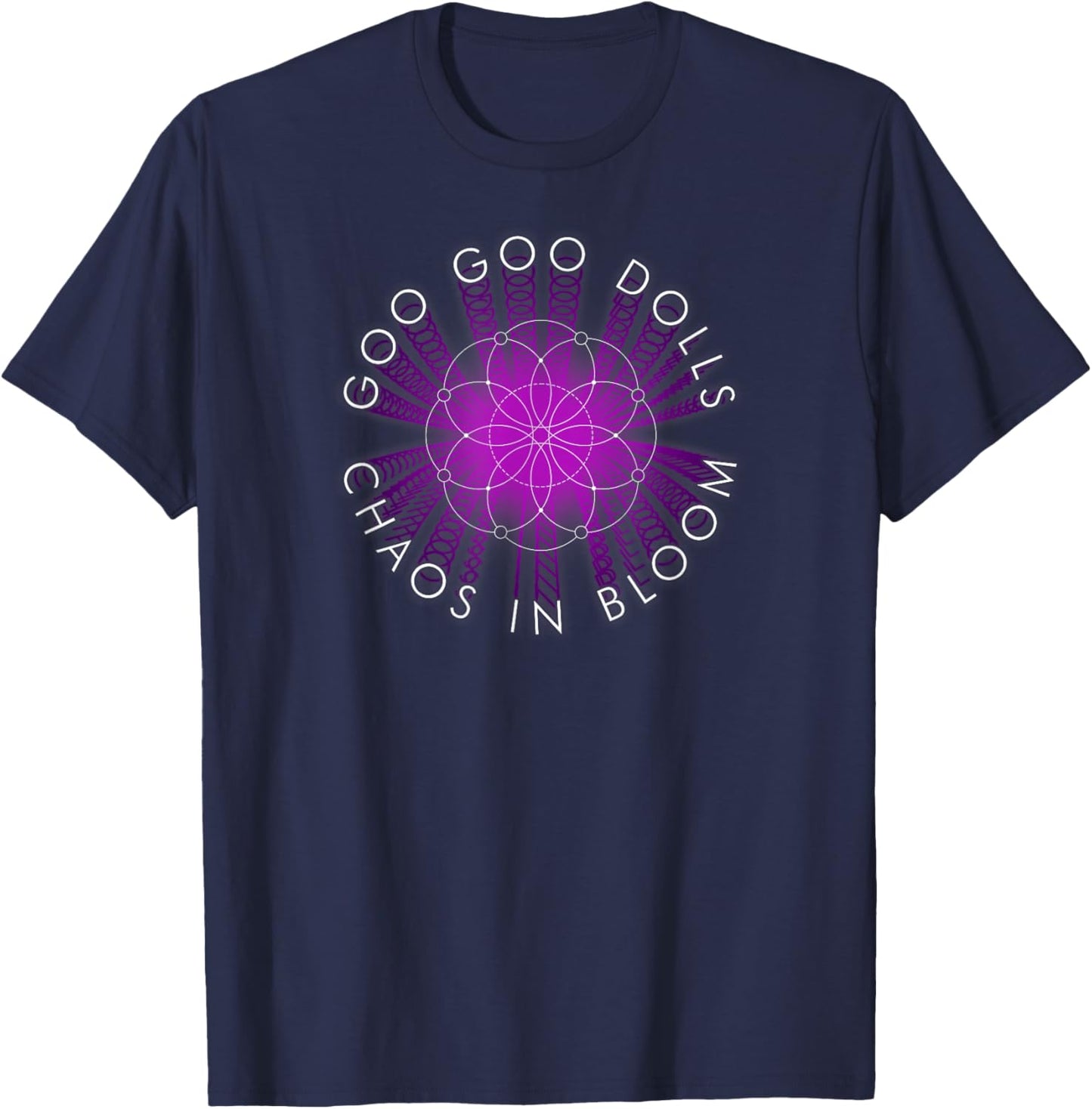 Goo Goo Dolls Chaos Venn Diagram T-Shirt - T-Shirt | Navy