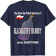 Grew Up Polish American Blackberry Brandy Cures Everything T-Shirt - T-Shirt | Navy