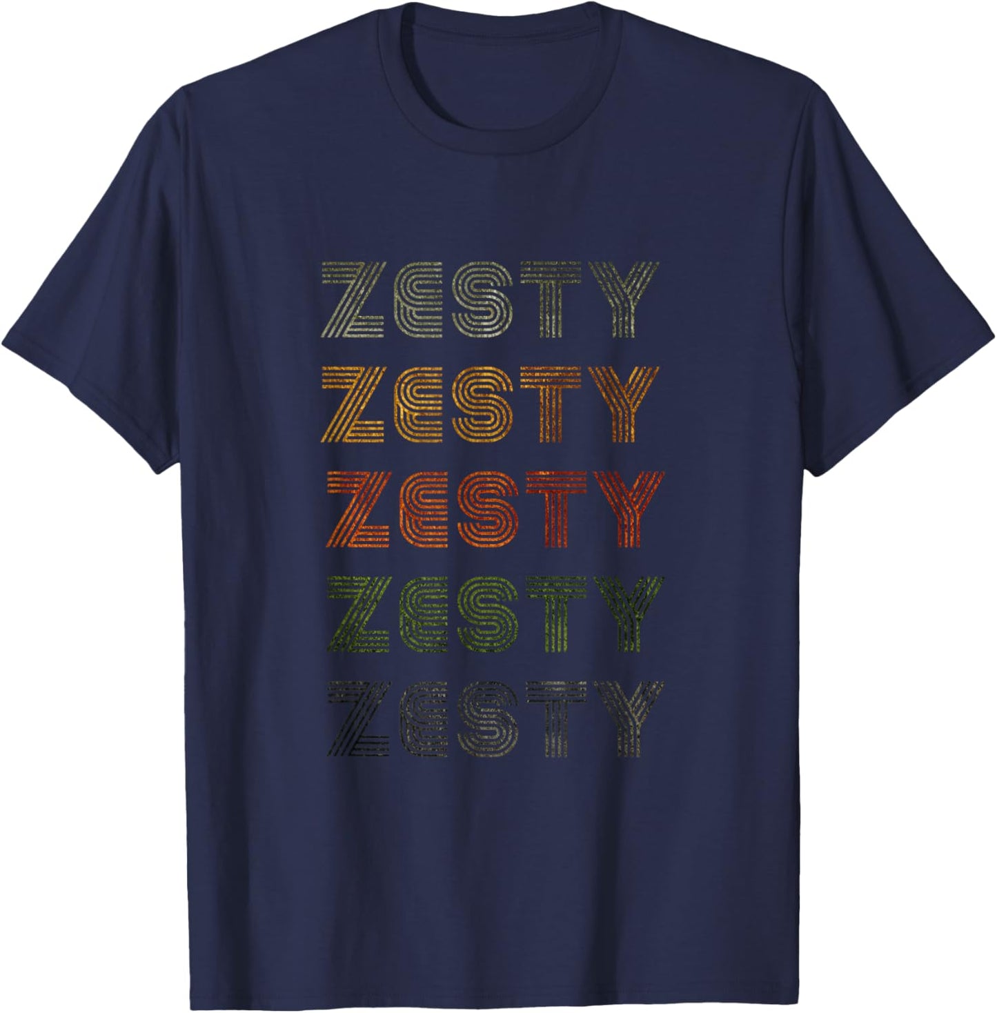 Love Heart Zesty Grunge Vintage Style Black Zesty T-Shirt - T-Shirt | Navy