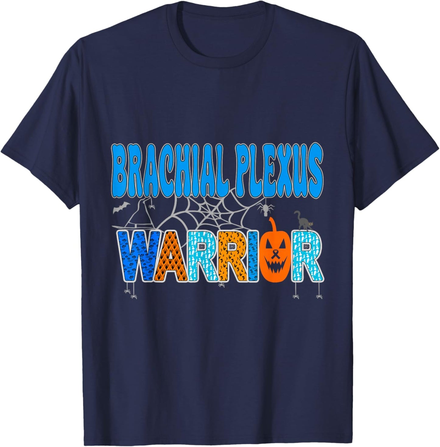 Brachial Plexus Awareness For Halloween T-Shirt - T-Shirt | Navy