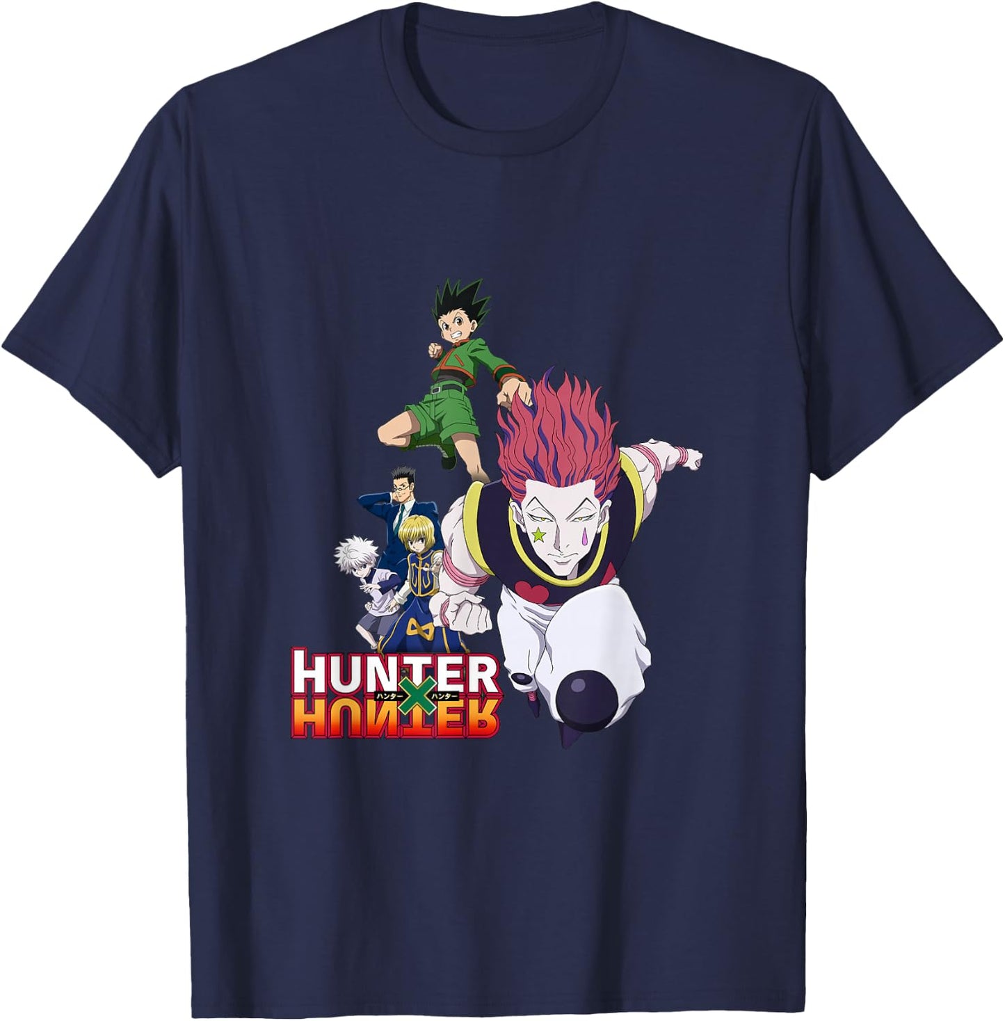 Hunter X Hunter Character Group Classic T-Shirt - T-Shirt | Navy