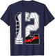 Number 12 Red Taxi 12s Loser Lover Matching Women T-Shirt - T-Shirt | Navy