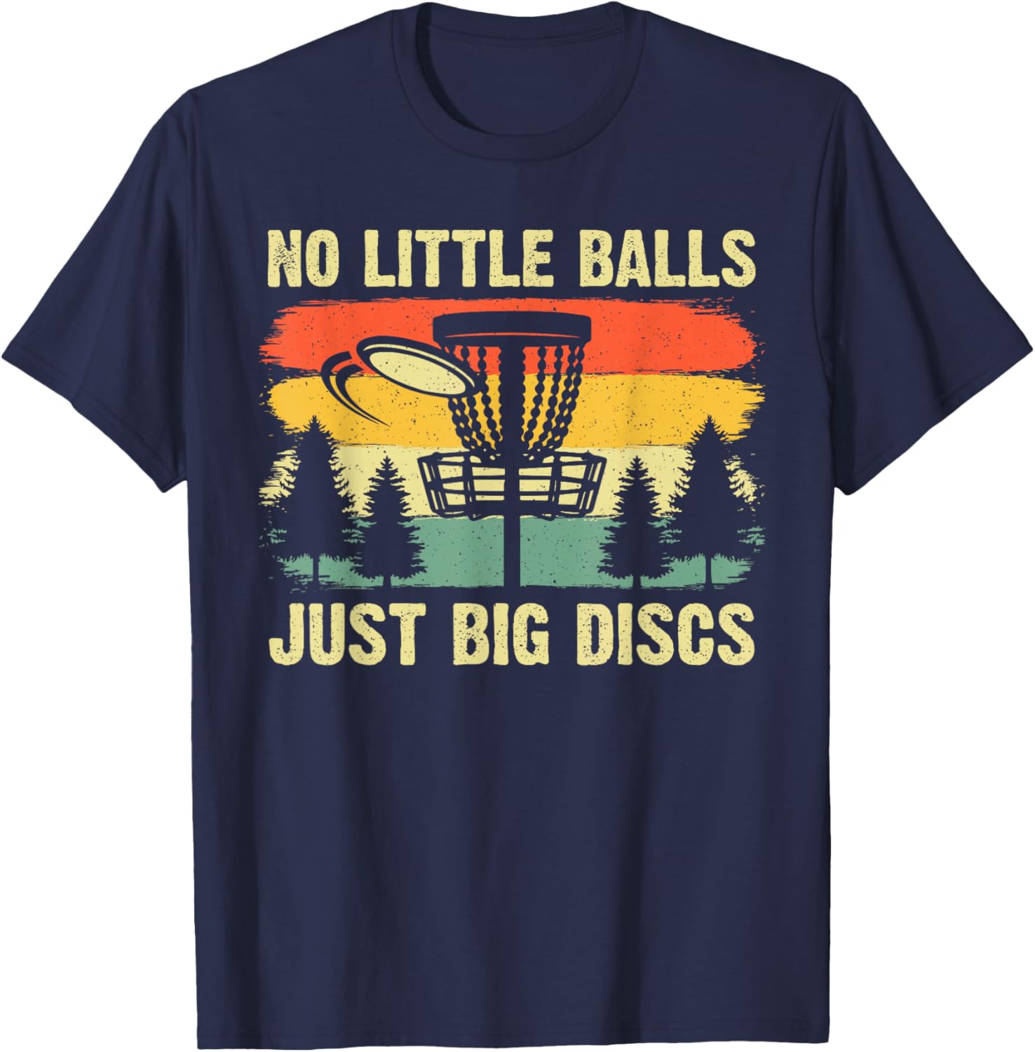 Funny Disc Golf Design Women Kids Disc Golf Lover T-Shirt - T-Shirt | Navy