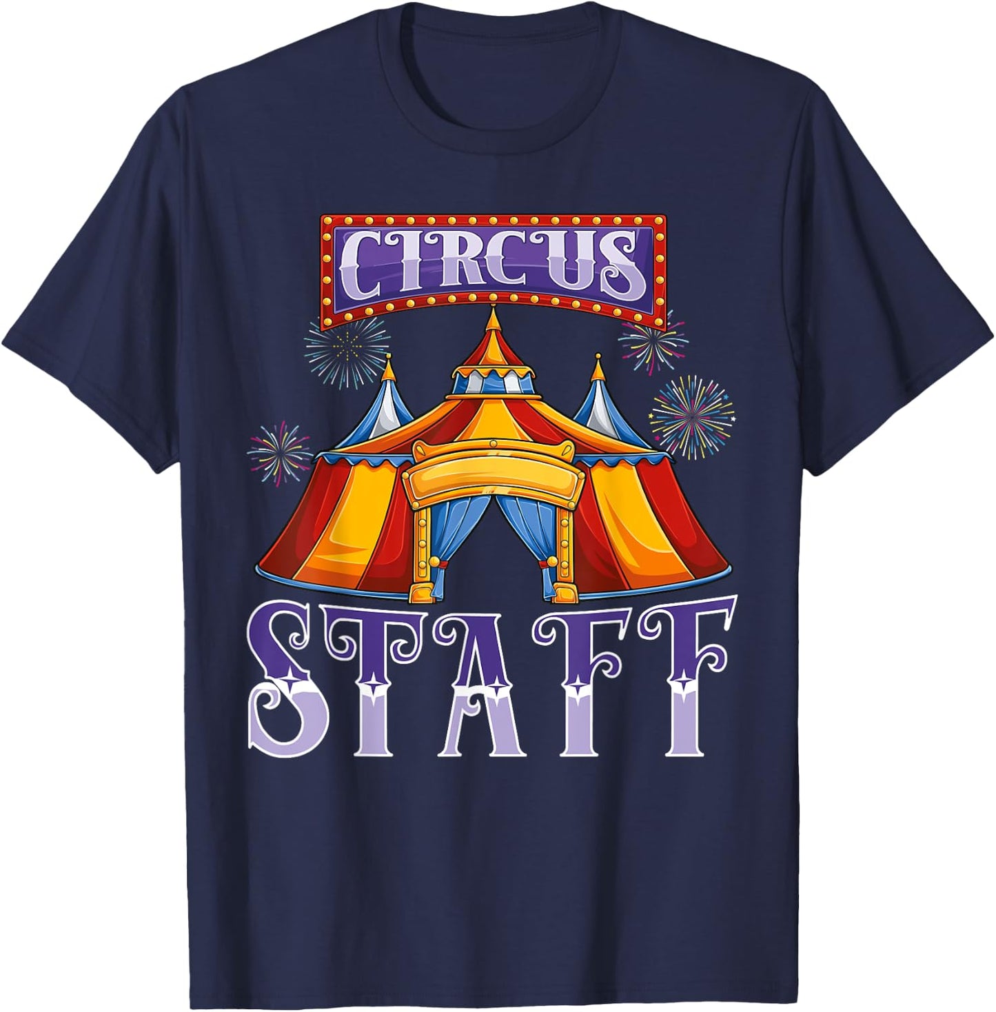 Circus staff event Carnival squad Crew birthday Party kids T-Shirt - T-Shirt | Navy