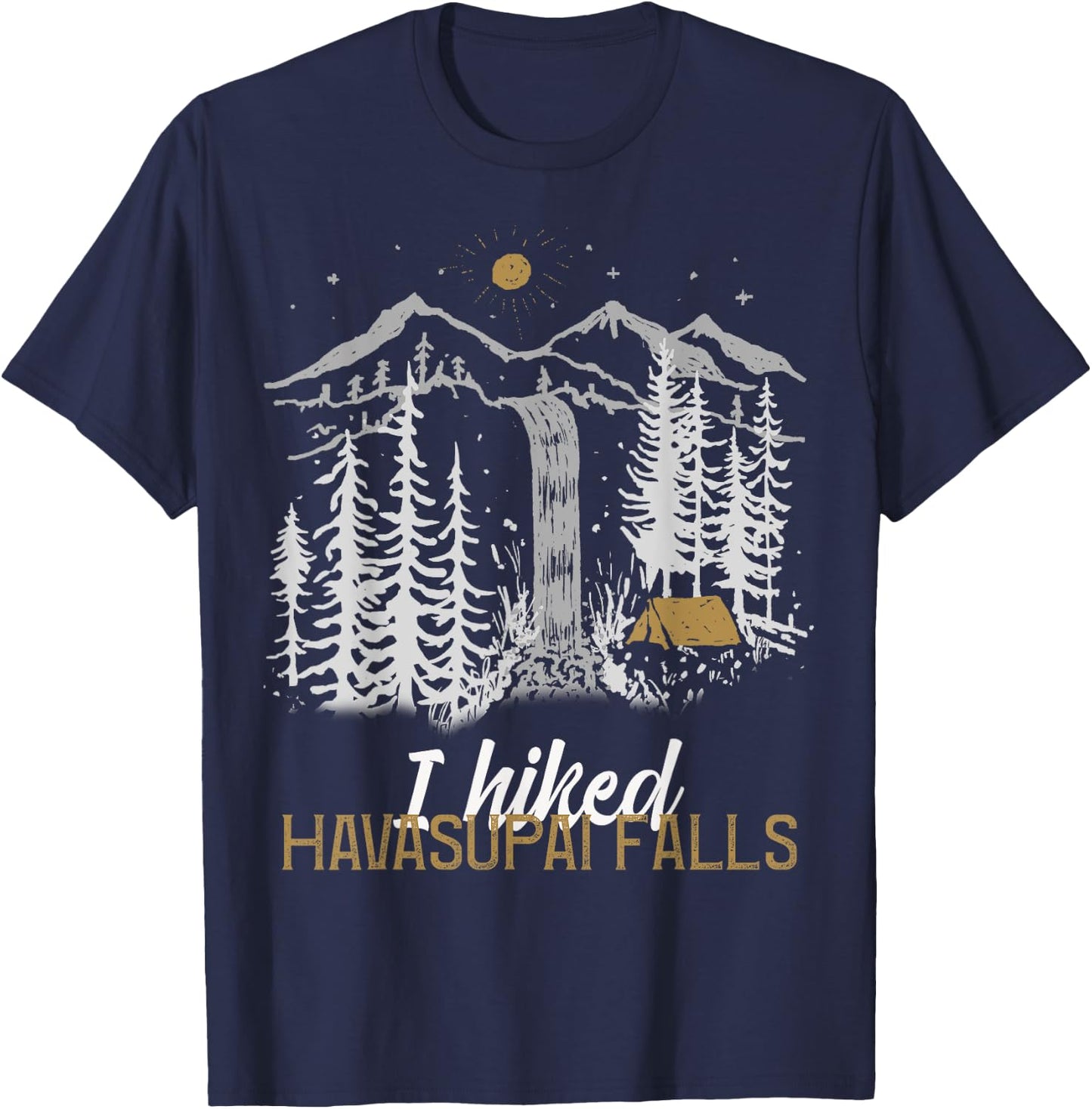 Havasu Falls Grand Canyon Arizona hiking camping - Havasupai T-Shirt - T-Shirt | Navy