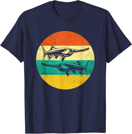 Vintage Love Paddlefish Vintage Paddlefish T-Shirt - T-Shirt | Navy