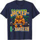 Jacked-O'-Lantern Halloween Fitness Pumpkin Gym Workout T-Shirt - T-Shirt | Navy