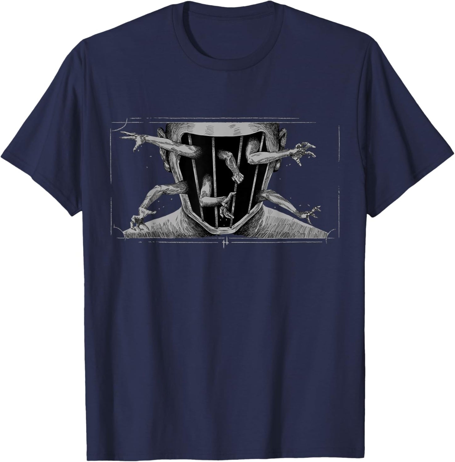 Hunt: Showdown Demented Pact T-Shirt - T-Shirt | Navy
