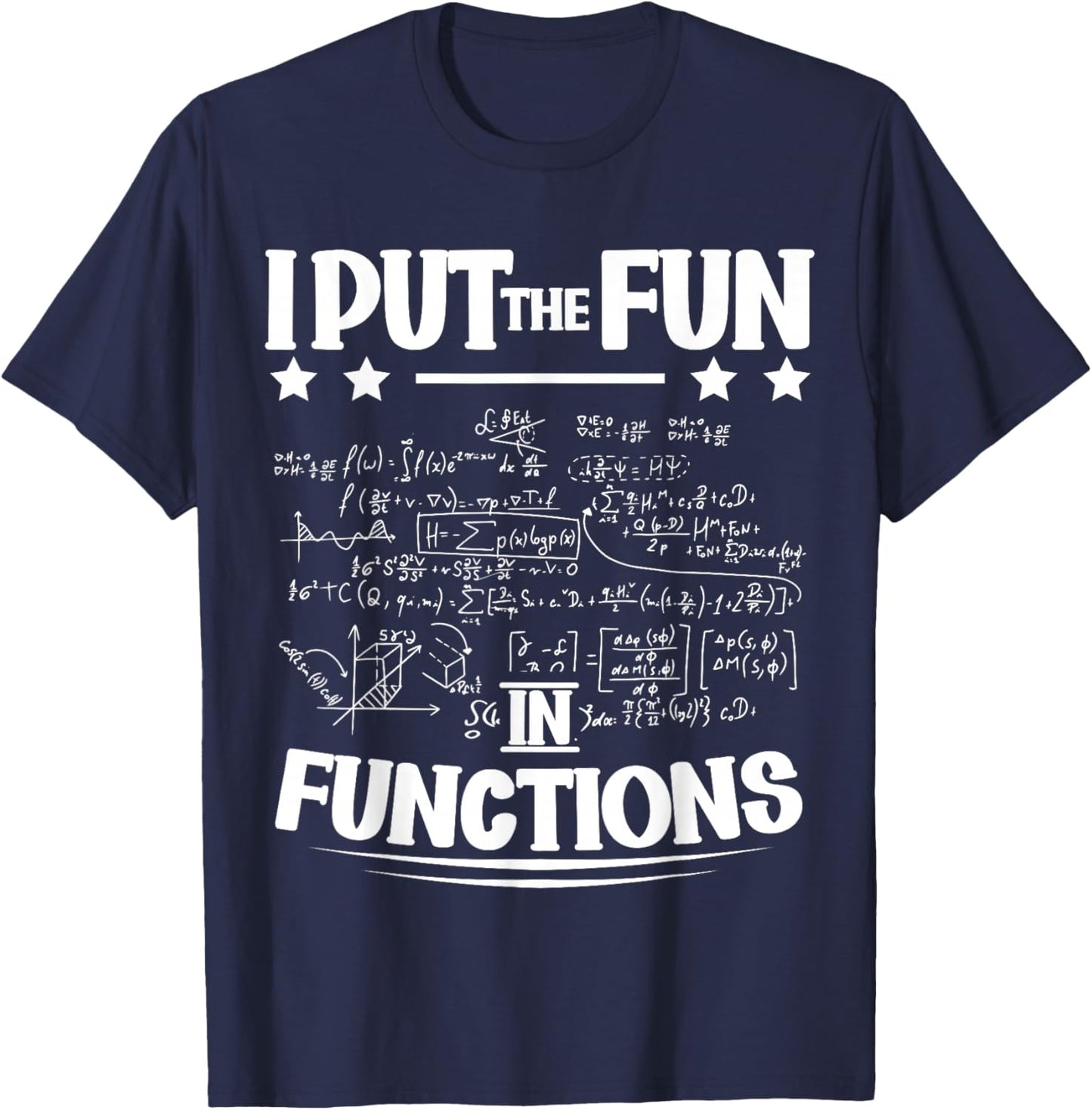 Funny Math Teacher Joke Teaching Math T-Shirt - T-Shirt | Navy