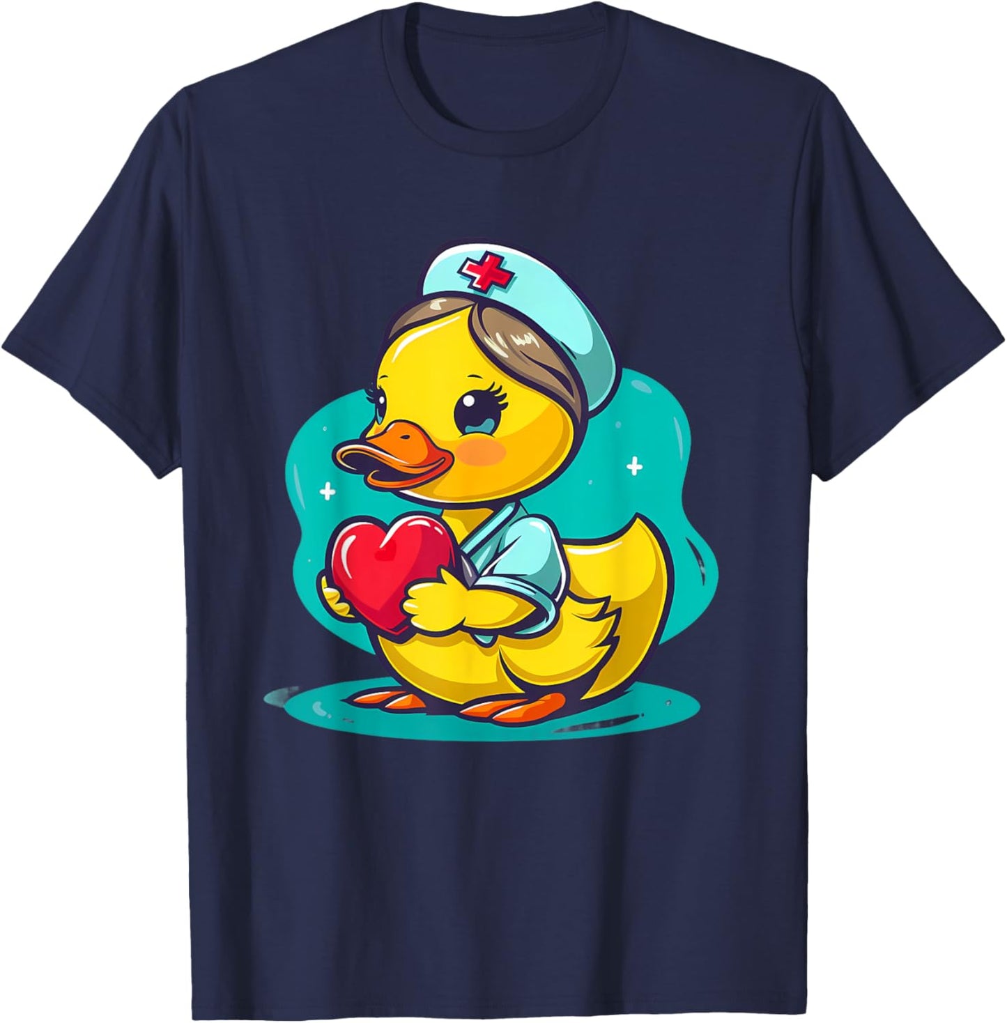 Nurse Appreciation Medical Rubber Duck Rubber Duck Nurse T-Shirt - T-Shirt | Navy