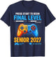 Senior Class of 2027 Back to School Gamer Senior 2027 Boys T-Shirt - T-Shirt | Navy