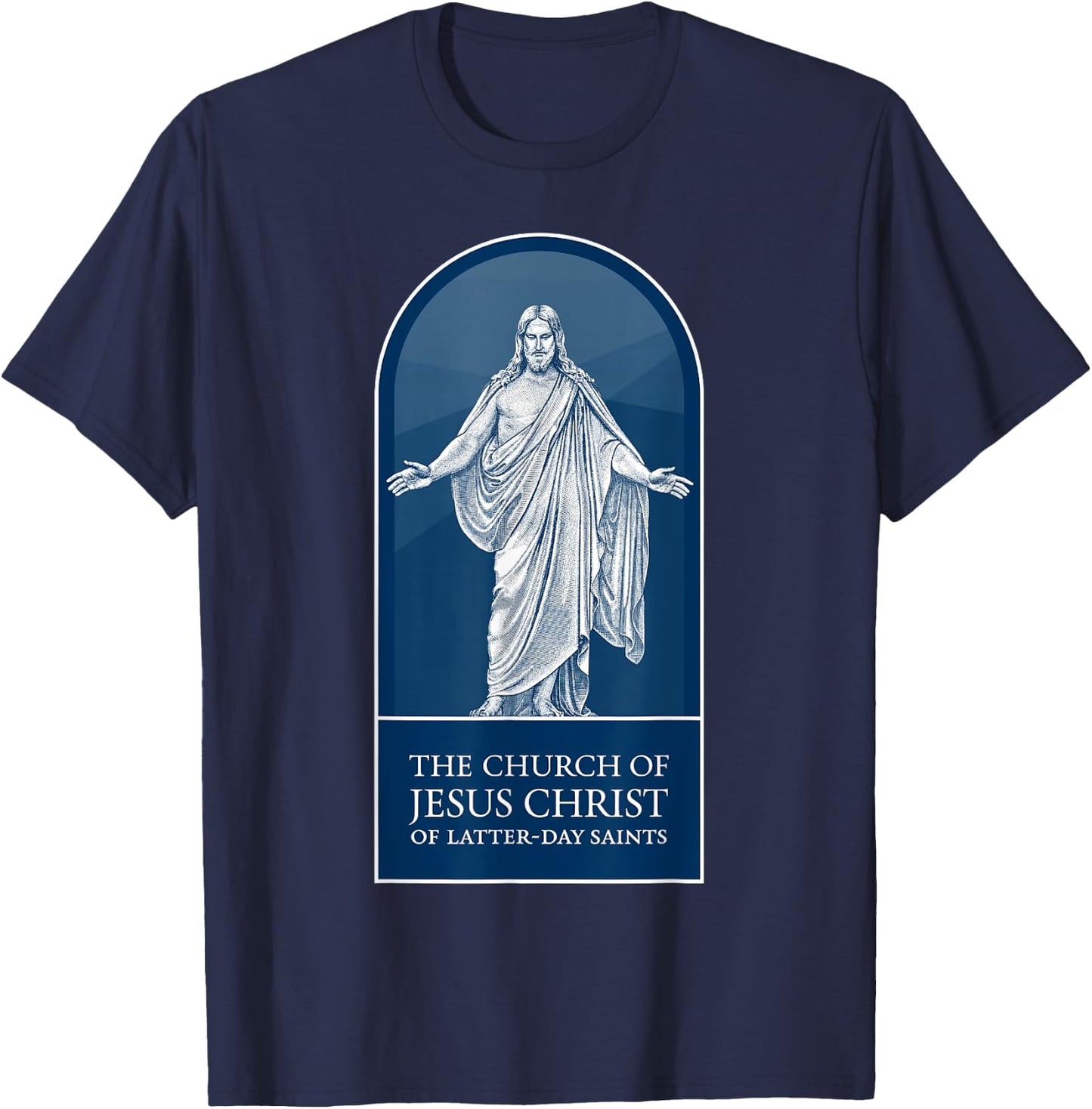 Mormon LDS Church of Jesus Christ of Latter-day Saints, Blue T-Shirt - T-Shirt | Navy