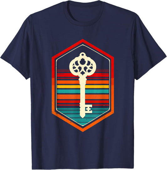 Vintage Key T-Shirt - T-Shirt | Navy