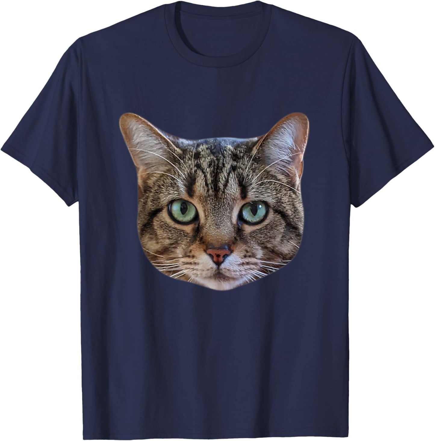 Tabby Cat Lover Brown Tabby Cat Owner Tabby Cat Mom Women Girls Kids T-Shirt - T-Shirt | Navy