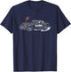 Roadkill Rotsun Fleece T-Shirt - T-Shirt | Navy
