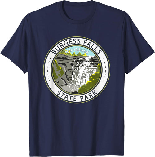 Burgess Falls State Park Tennessee Badge Vintage