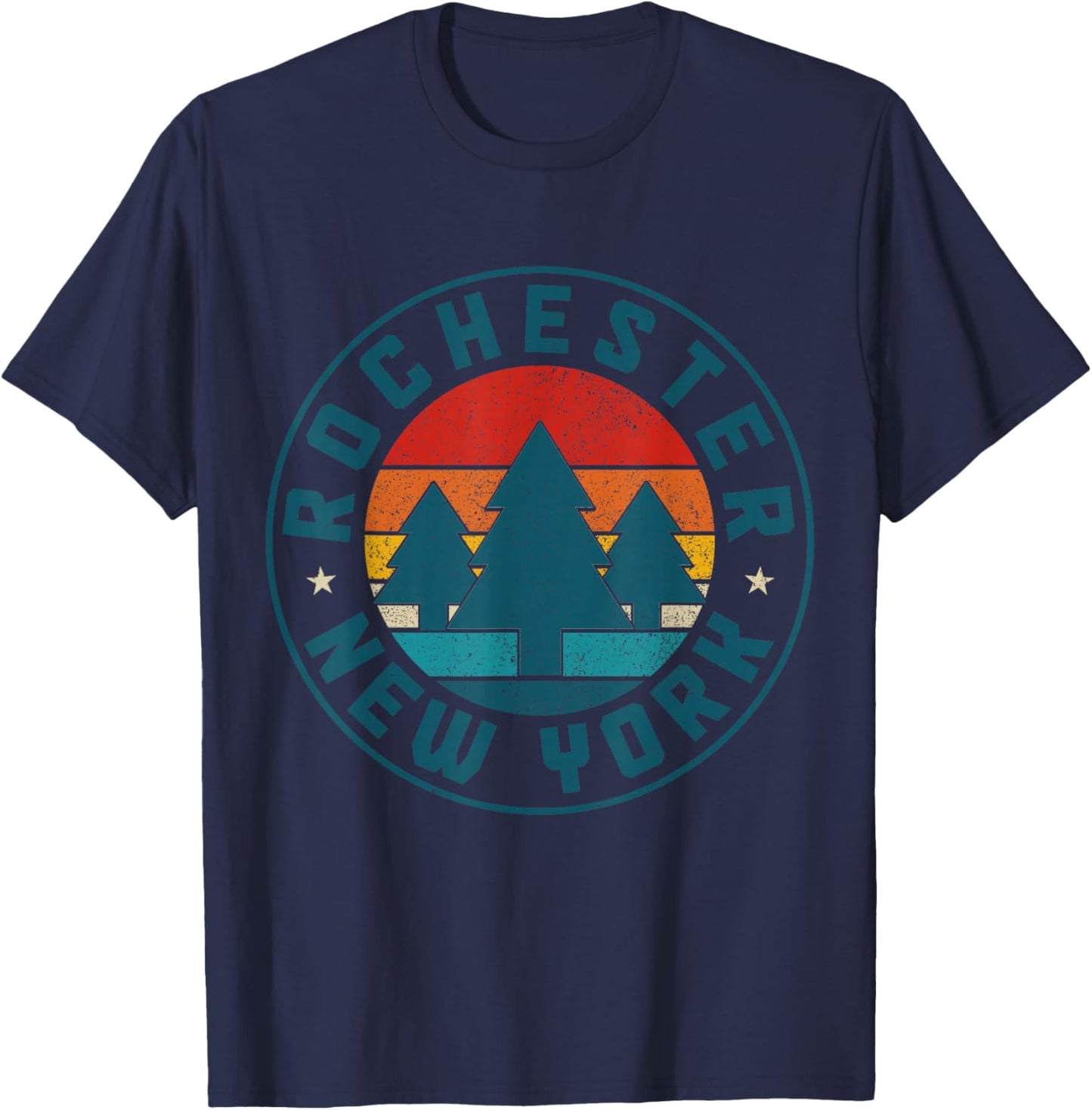 Rochester New York NY Pride Souvenirs T-Shirt - T-Shirt | Navy
