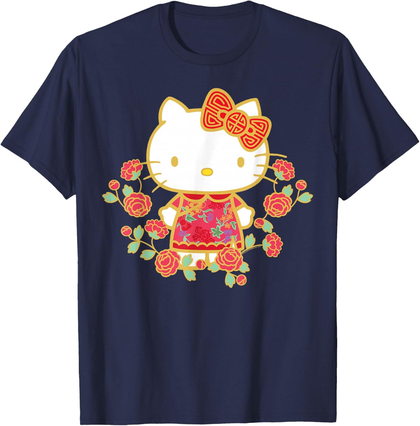 Hello Kitty Happy Lunar New Year Shirt T-Shirt - T-Shirt | Navy