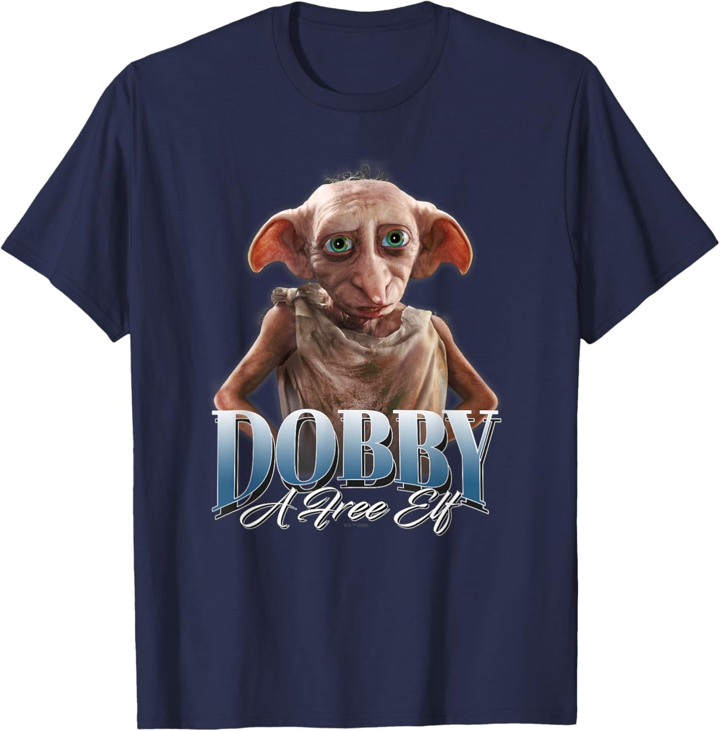 Harry Potter Dobby The Elf Homage T-Shirt - T-Shirt | Navy