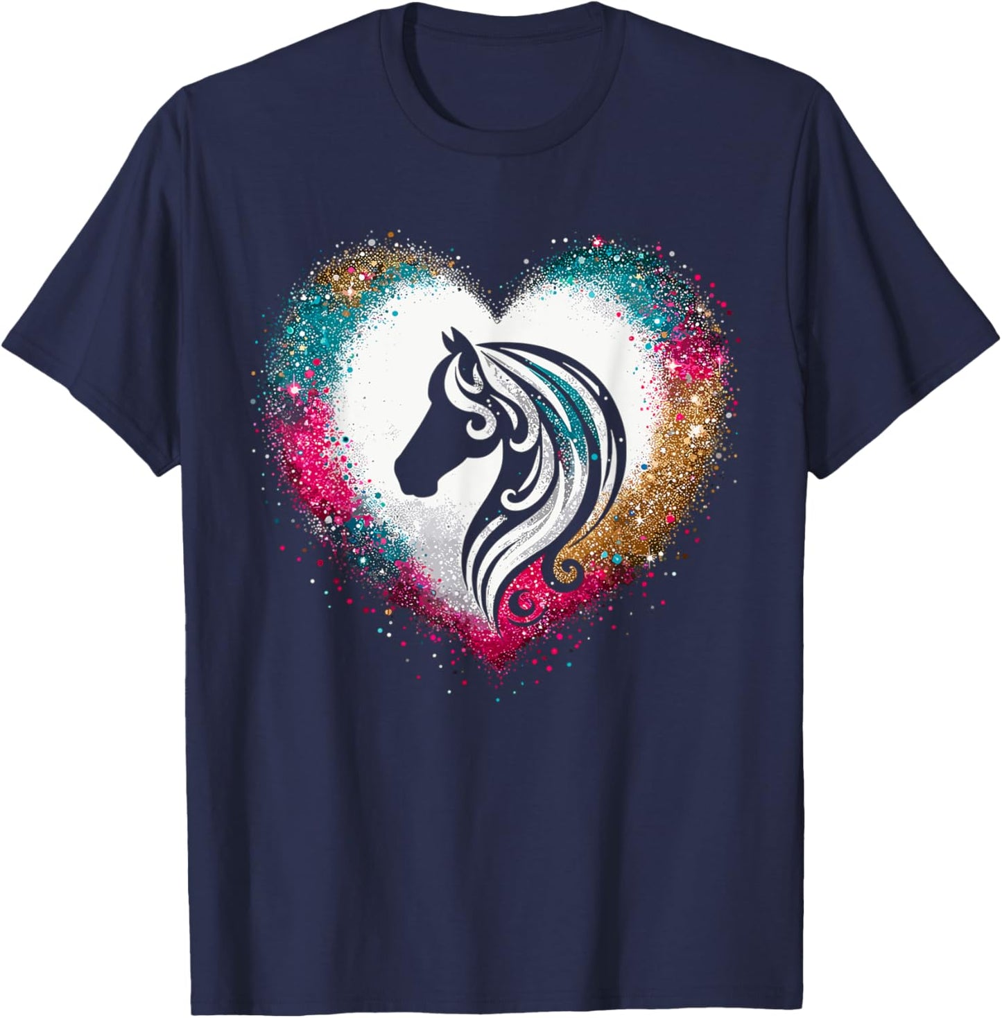 Horse lover Equestrian For Cowgirl T-Shirt - T-Shirt | Navy